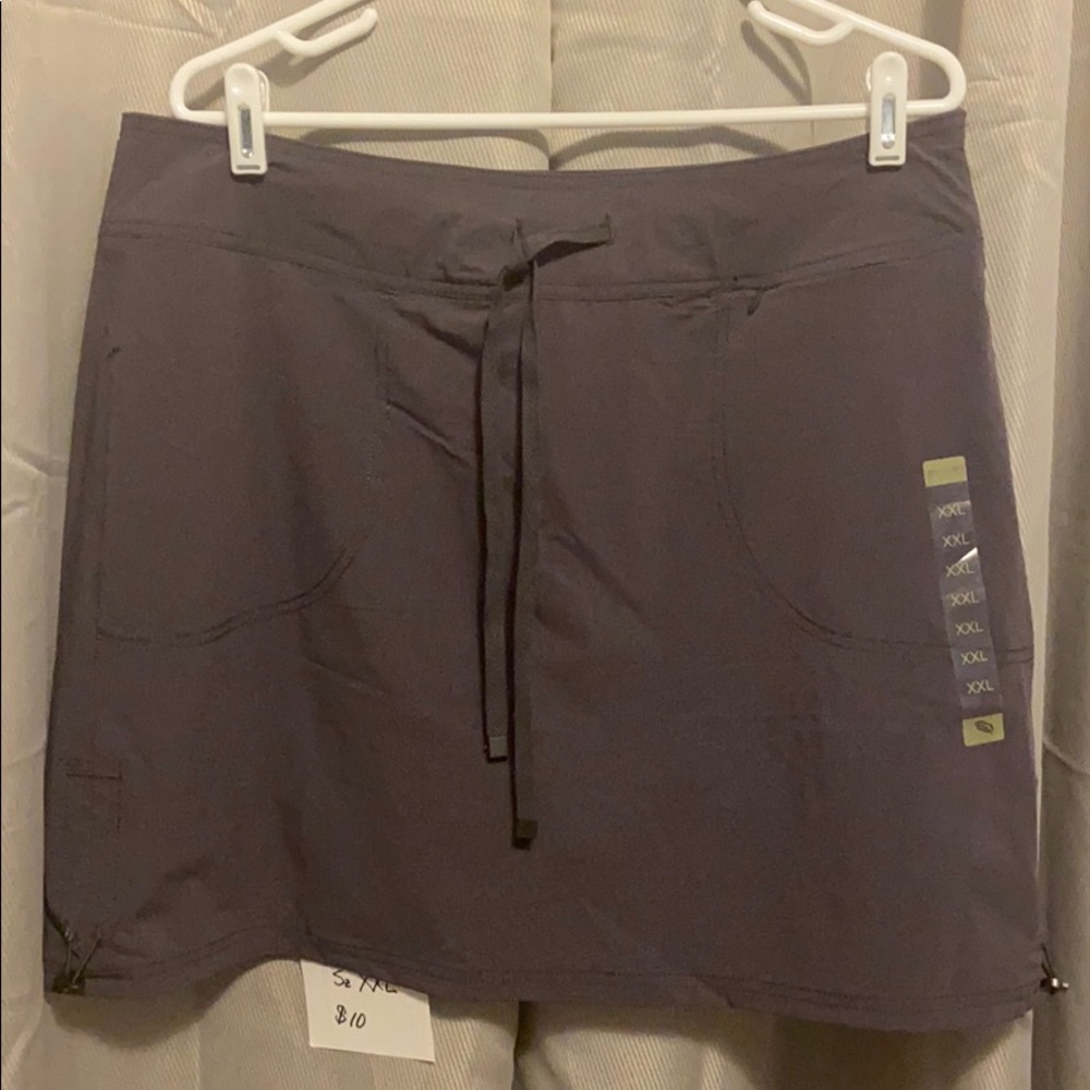 Gray skort. Green Tea. Never worn.